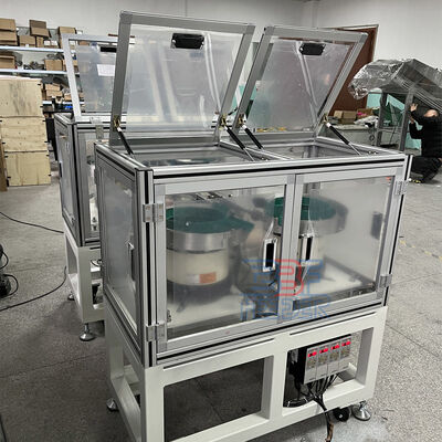 Bol vibrant personnalisé pour l'alimentation de pièces, diamètre 300 mm, optimisé pour l'alimentation de composants et l'automatisation améliorée dans la fabrication