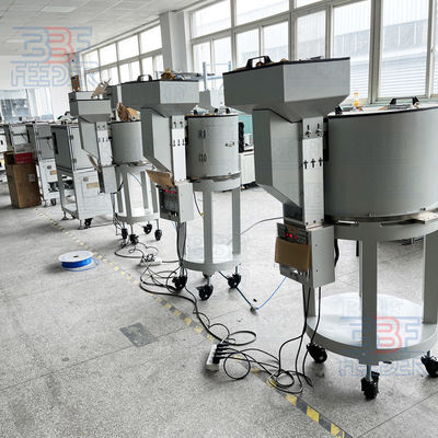 Machine d'alimentation en bocal à enceinte insonorisée pour revêtement en PU