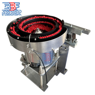 Alimentateur de bol vibrant de moins de 70 DB personnalisé avec finition de bol de polissage ou de revêtement en PU pour une manipulation silencieuse et silencieuse des pièces