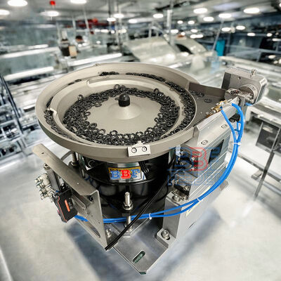 Alimentateur vibrant 220V 380V offrant un diamètre de bol de 200 mm à 1200 mm et une finition de bol polie ou revêtue de PU, optimisé pour le tri de pièces