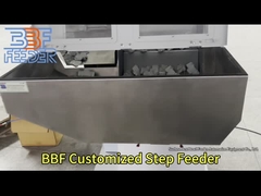 Pièce en plastique à alimentation à pas réciproque, machine à pas électrique vibrante