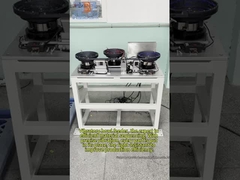 OEM/ODM Rotary Low Noise Steady Speed Silicone Gasket Vibration Bowl Feeder, équipé d'un appareil électronique de remplissage de bouteilles