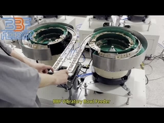 Résistant à la rotation Vibratory Bowl Feeder Composants en plastique Automatisation Machine d'alimentation