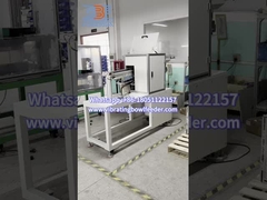 Alimentateur vibrant rotatif avec trémie