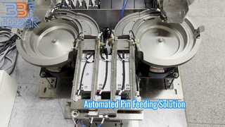 Connecteur électrique automatique personnalisé en acier inoxydable 304, broches métalliques, bol vibrant